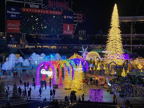 PHOTOS: 4 million lights shine at Nats Park holiday light maze and ...