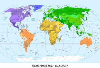 Detailed Political World Map 的图像结果