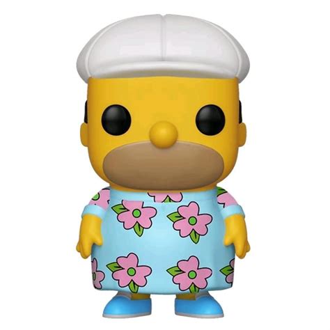Buy Funko Pop The Simpsons Homer in A Muumuu Vinyl Figure Exclusive ...
