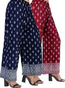 4K FASHION Relaxed Women Blue, Maroon Trousers - Buy 4K FASHION Relaxed ...