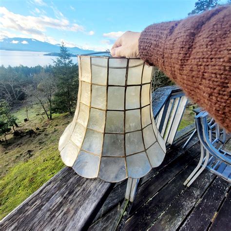 Image result for Capiz Shell Lamp Base