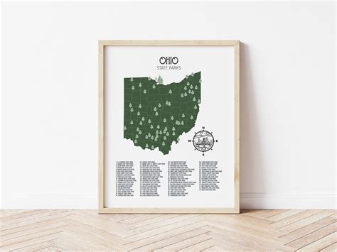 Ohio State Parks Map – Maps By Paige