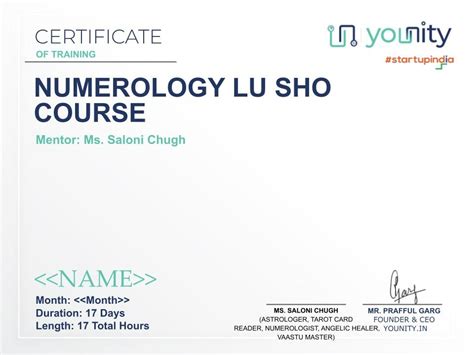 Numerology Lo Shu Course