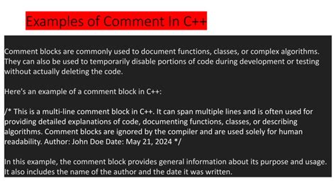 Image result for C Programming Comment Styles