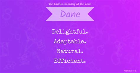 The hidden meaning of the name Dane | Namious