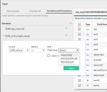 Initial SQL Tableau Prep 的图像结果