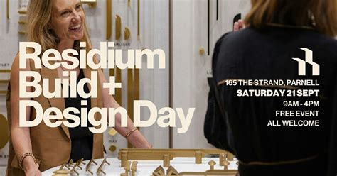 Residium Build + Design Day 2024 | Parnell | FREE, Residium Design ...