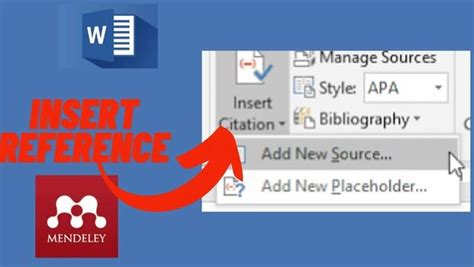 How to Add References Using Word 的图像结果