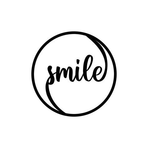 "Smile" Black Engineered Wood Wall Art Cutout, Ready to Hang Home Decor ...