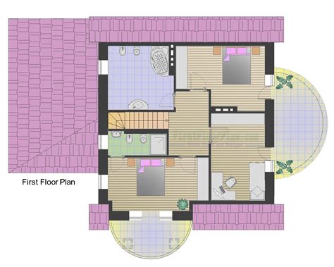 Duplex House Plans and Designs for Single Family - First Floor Plan ...