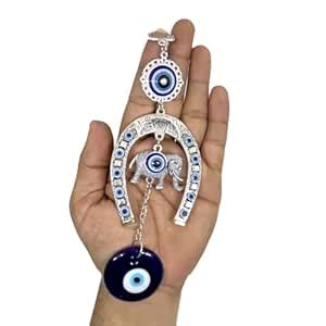 Buy DT DECTONE Stainless Steel Evil Eye Hanging for Home Main Door ...