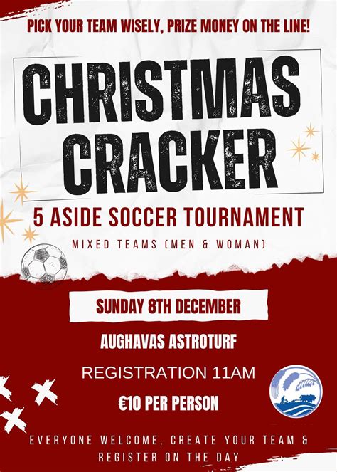 Christmas Cracker Soccer Tournament, Aughavas GAA Page, Edgeworthstown ...