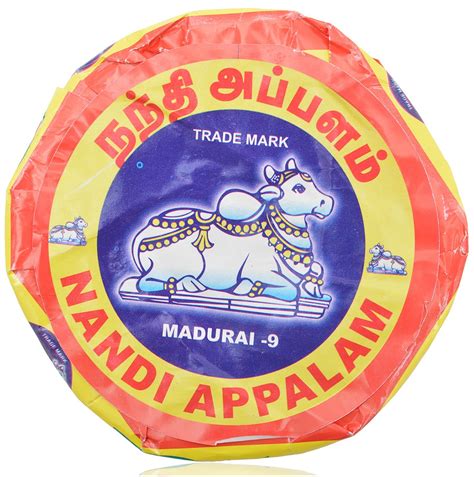 Nandi Appalam, 250 grams (Pack of 5) : Amazon.in: Grocery & Gourmet Foods