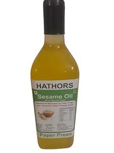 HATHORS Sesame Seeds Oil 1 Liter 3 : Amazon.in: Home & Kitchen