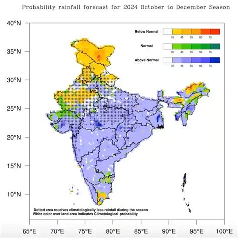 मौसम विभाग ने जारी किया पूर्वानुमान, अक्टूबर महीने में इन राज्यों में ...