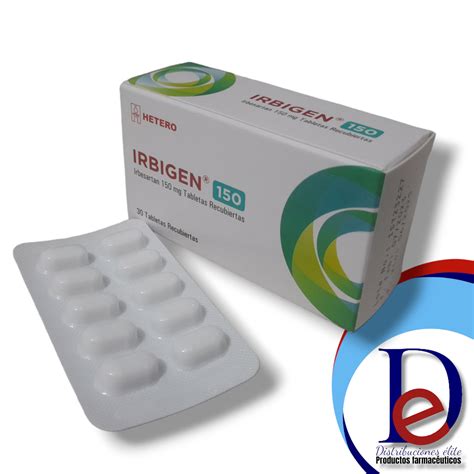 IRBIGEN 150 MG X 30 TAB - IRBESARTAN 150 MG- HETERO- VTO JUN