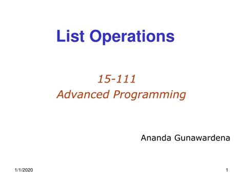 Image result for List Operations