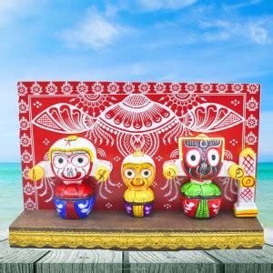 Real Craft Lord Jagannath Puri Trinity in Singhasana - Subhadra ...