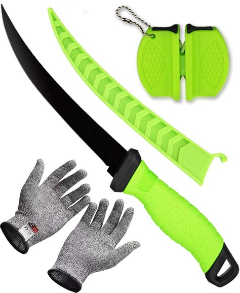 Amazon.com: HOWORR Fillet Knife, 7 Inches Professional Filet Knife for Fish, Stainless Steel ...