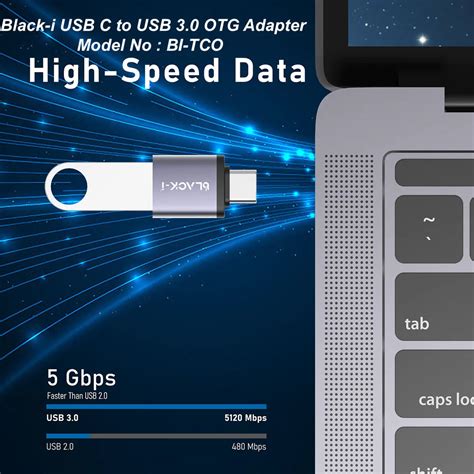 Black-i USB-C to USB 3.0 OTG Converter - Black-i