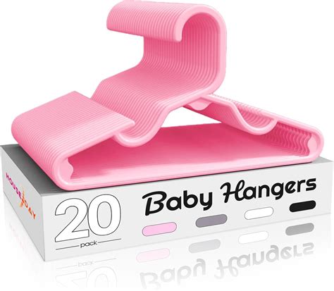 Amazon.com: HOUSE DAY Premium Baby Hangers 20 Pack, 11 Inch Kids ...