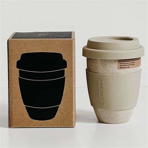 Amazon.com: Gencywe Ceramic Travel Mugs with Silicone Lids, 15 oz ...