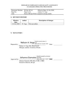 Fillable Online Ten simple rules on how to write a standard operating ...