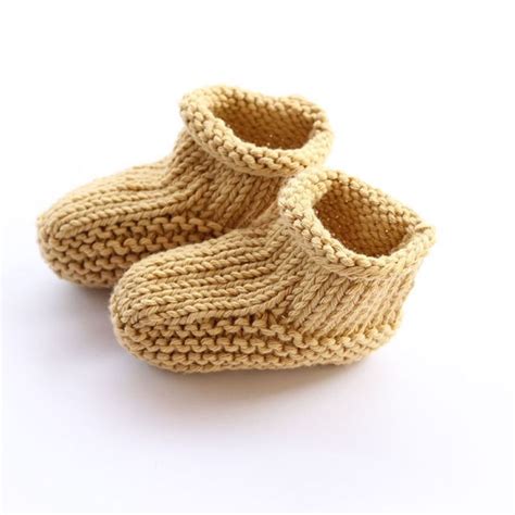 Easy Baby Booties Knitting Pattern – Handy Little Me Shop