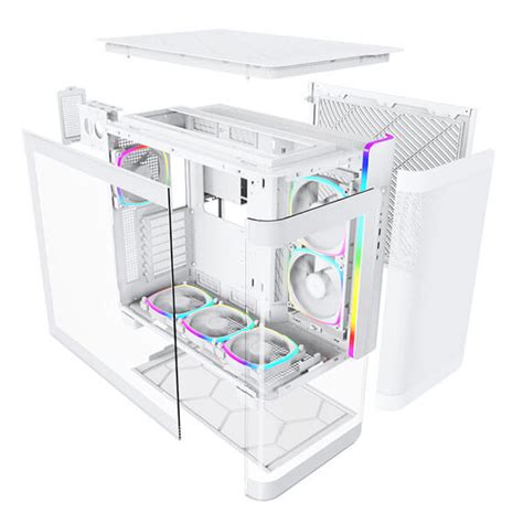 Buy Montech King 95 Pro ARGB PC Cabinet, White