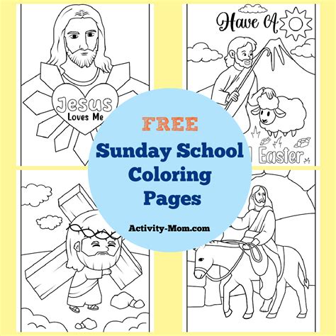 Free Bible Stories Coloring Pages Printables: Bring Scripture to Life ...