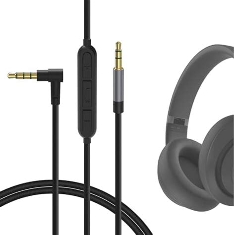GEEKRIA Audio Cable with Mic and Mute Control Compatible with Sony WH ...