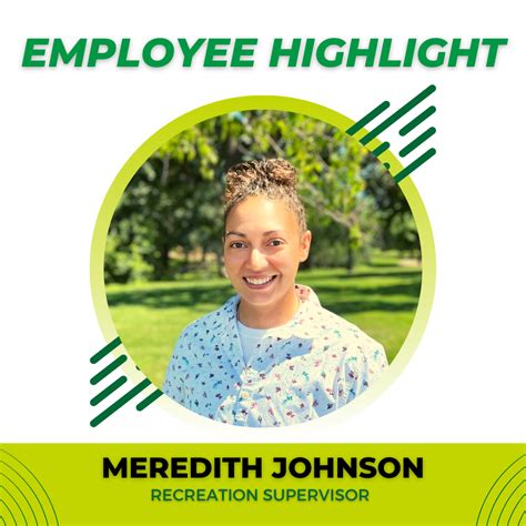 Employee Highlight - Meredith Johnson - Employee Highlight - News | Huntley Park District