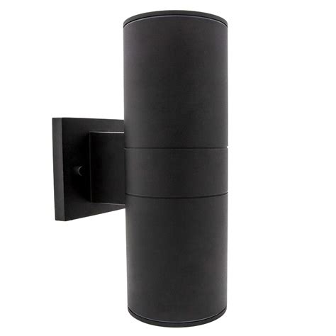 Buy Maxxima Cylinder LED Outdoor Wall Light - Modern Wall Wash Up and ...