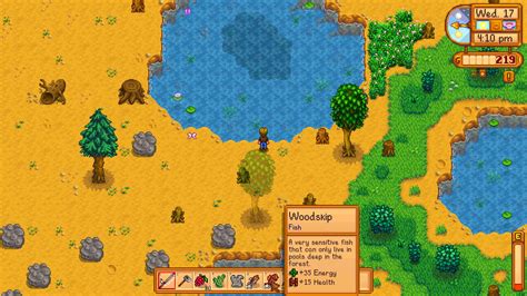 This pleasently surprised me, I didn't know you can catch Woodskip in ...