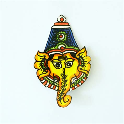 Vibrant Hanuman Flip Toy and Ganesha Magnet Set | Culturati