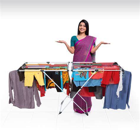 Gimi Sten-di-ssi-mo Indoor Steel, Aluminium Drying Rack (155083, White ...