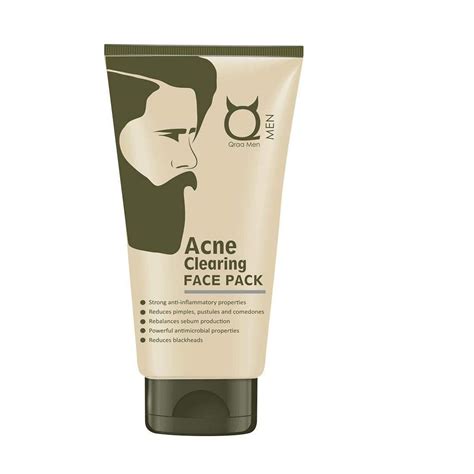 Buy Qraa Men Intense Acne Clearing Face Pack, 100 g Online at Low ...