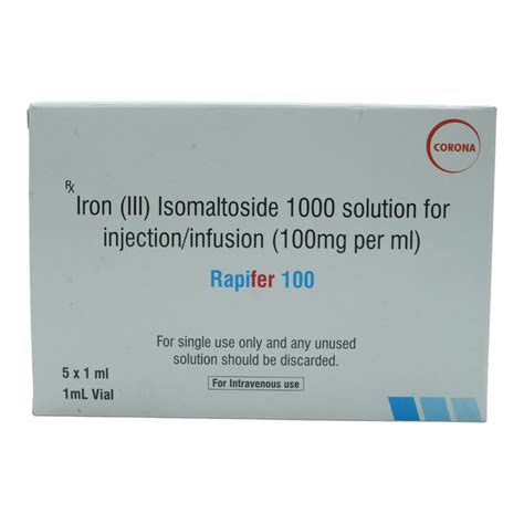 Rapifer 100 Injection 1 ml | Uses, Side Effects, Price | Apollo Pharmacy