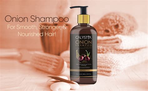 Buy CALYSTTA Red Onion Shampoo for Hair Paraben Sulphate and Colour ...
