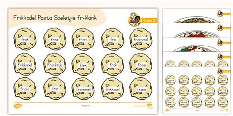 Graad 2 Klanke Drukbare Speletjie fr- (teacher made)