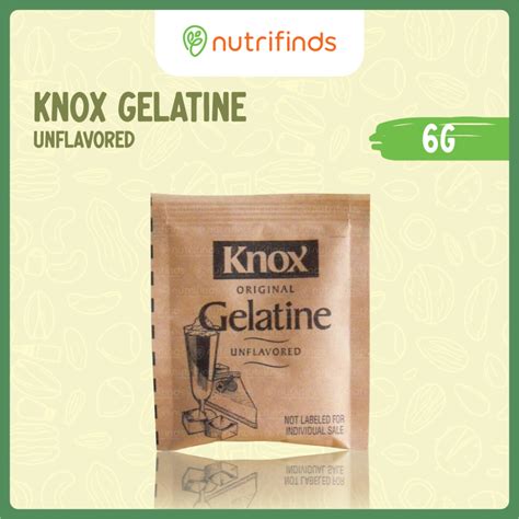 Knox Unflavored Unsweetened Gelatine | Shopee Philippines