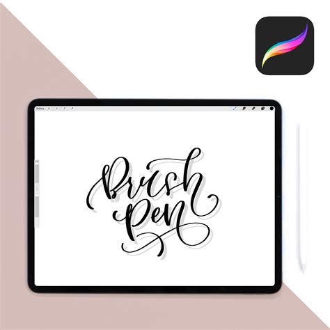 ProCreate Lettering Brush “Brush Pen” - Frau Hölle Studio