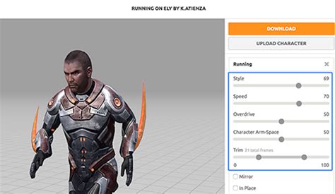 Import Mixamo 的图像结果