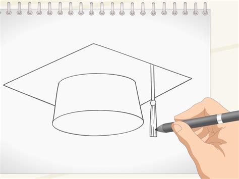 Graduation Cap Drawing Simple 的图像结果