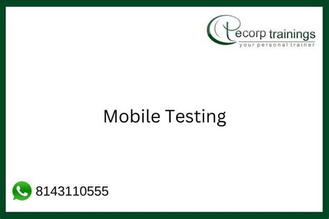 Mobile Testing Training 的图像结果