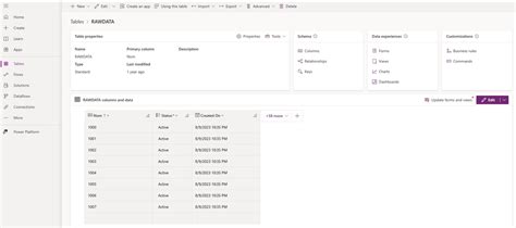 Solved: Re: Refreshing a custom table in Power Apps to its ...