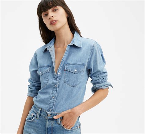 Essential Western Denim Shirt - Light Wash | Levi's® US