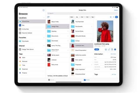 Image result for Using Files App On iPad