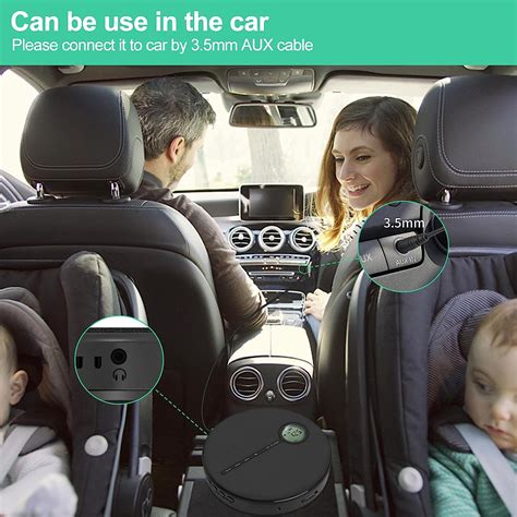 Buy Rechargeable Portable CD Player with Bluetooth,ZUNKOM Compact Anti ...