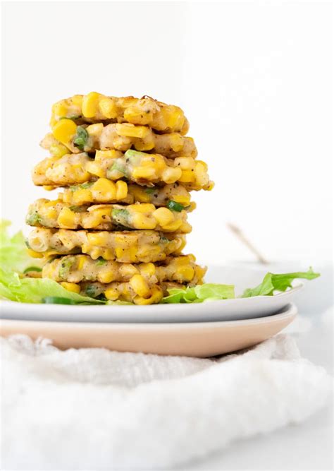 Easy 4-Ingredient Corn Fritters (Vegan)